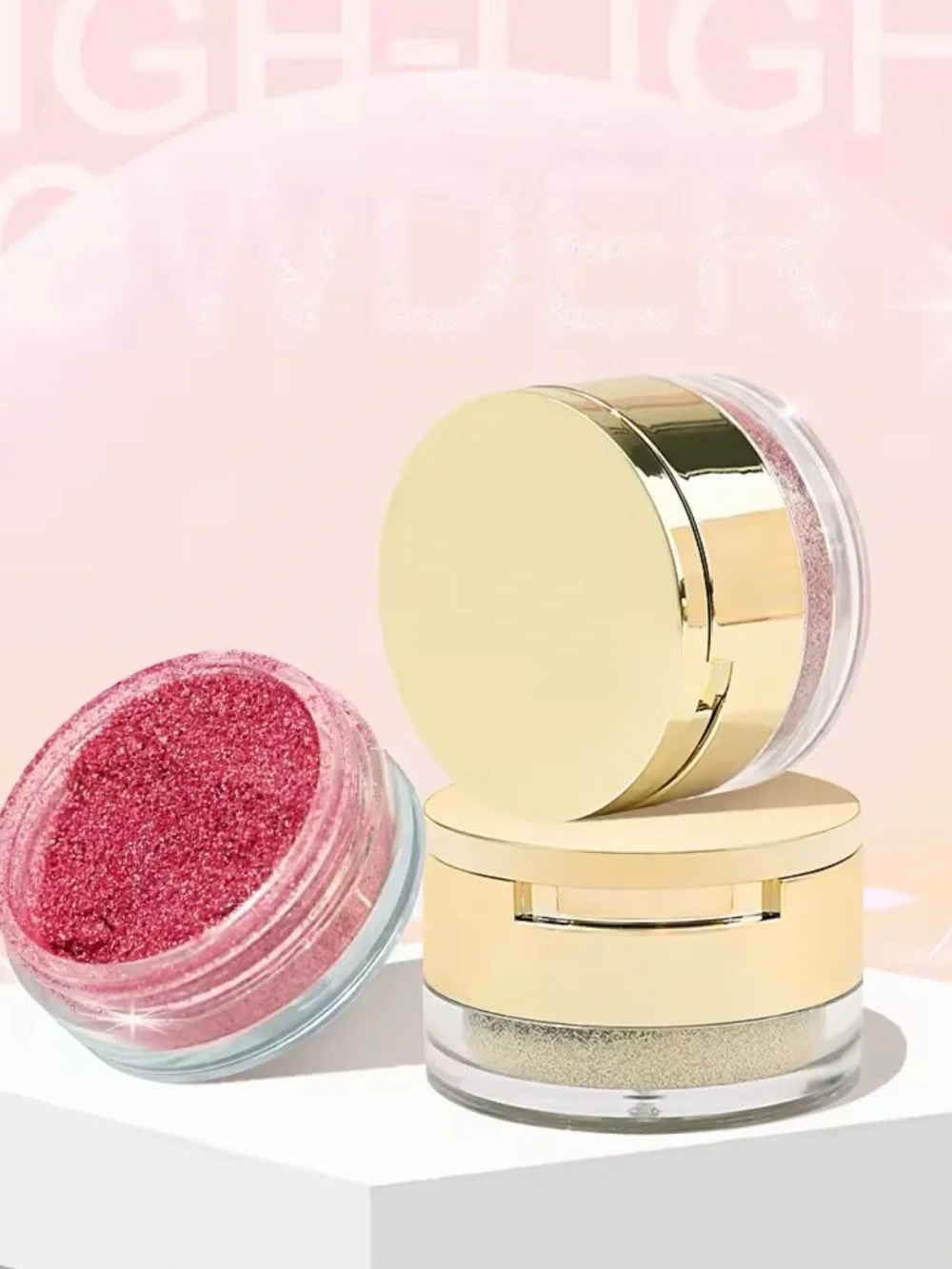 Pink Highlighter Powder – Radiant Pink Glow